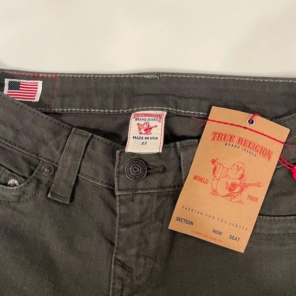 NWT True Religion Shannon Army Jean 💚 - Picture 8 of 10